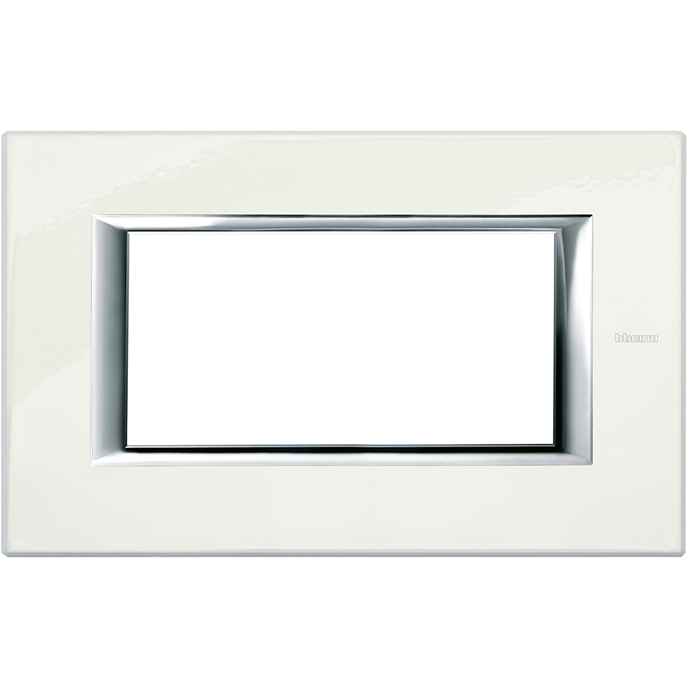 AXOLUTE - PLACCA 4P BIANCO LIMOGES - BTICINO HA4804BG AXOLUTE - PLACCA 4P BIANCO LIMOGES - BTICINO HA4804BG