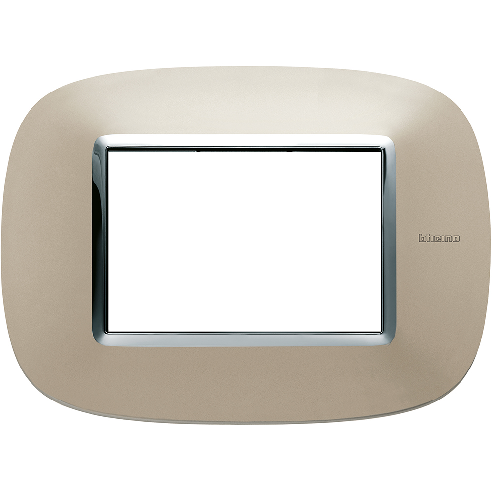 AXOLUTE - PLACCA 3P TITANIO CHIARO - BTICINO HB4803TC AXOLUTE - PLACCA 3P TITANIO CHIARO - BTICINO HB4803TC
