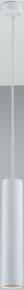 SOSP.FLUKE METALLO BIANCO GU10ALTEZZA CM 30 - FAN EUROPE LIGHTING SRL I-FLUKE-S30 BCO