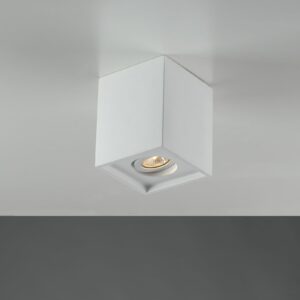 PLAF.GESSO CUBICA SPACE 1XGU10 ORIENTABILE MAX 35W - FAN EUROPE LIGHTING SRL I-SPACE-Q1