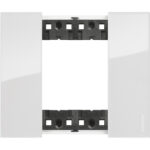 L.NOW - PLACCA 2P GHIACCIO - BTICINO KA4802DW