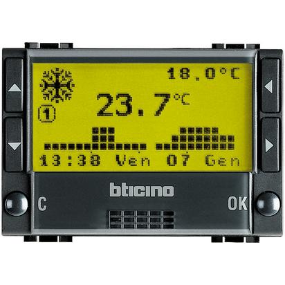 LIVING INT - CRONOTERMOSTATO A BATTERIE - BTICINO L4451 LIVING INT - CRONOTERMOSTATO A BATTERIE - BTICINO L4451