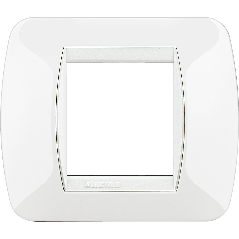 LIVING INT - PLACCA 2P BIANCO - BTICINO L4802BI LIVING INT - PLACCA 2P BIANCO - BTICINO L4802BI
