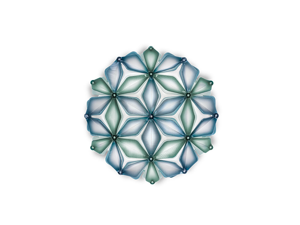 LA VIE PLAF CEILING/WALL MINI BLUE DM 34 2XE14 - SLAMP SPA LAV78PLF0001B_000 LA VIE PLAF CEILING/WALL MINI BLUE DM 34 2XE14 - SLAMP SPA LAV78PLF0001B_000