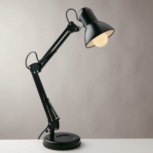 LAMPADA DA TAVOLO ARC NERO 1XE27 MAX 42W ARCHITETTO - FAN EUROPE LIGHTING SRL LDT033ARC-NERO