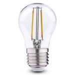 FILAMENTO LED SFERA 2,5W E27 2700K TRASPARENTE - DURALAMP LFG453W