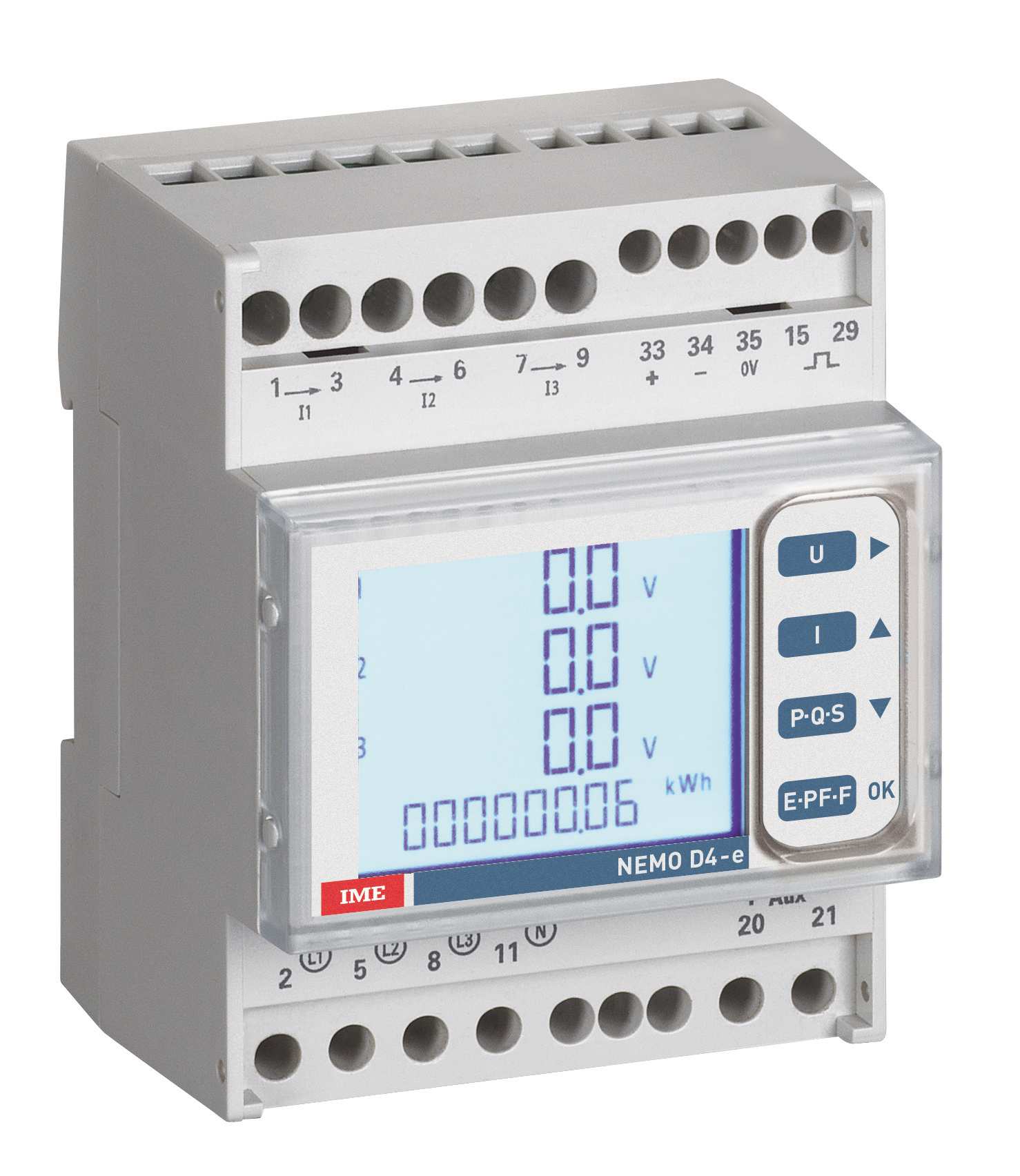 NEMO D4E A230V 5A 500V IMP+RS485 MULTIFUNZIONE - IME SPA MFD4E06 NEMO D4E A230V 5A 500V IMP+RS485 MULTIFUNZIONE - IME SPA MFD4E06