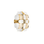 MIDA APPLIQUE WHITE/GOLD DM32 2XE14 - SLAMP SPA MID78APP0000GD000