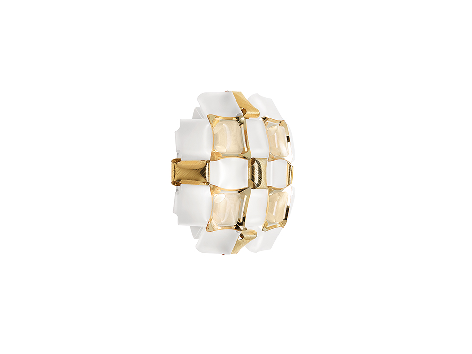 MIDA APPLIQUE WHITE/GOLD DM32 2XE14 - SLAMP SPA MID78APP0000GD000 MIDA APPLIQUE WHITE/GOLD DM32 2XE14 - SLAMP SPA MID78APP0000GD000