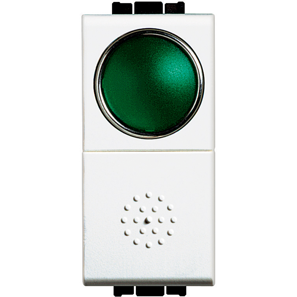 LIGHT - PULSANTE 10A + PORTALAMPADA VERDE - BTICINO N4038V LIGHT - PULSANTE 10A + PORTALAMPADA VERDE - BTICINO N4038V