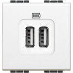 LL - CARICATORE USB 2 PRESE 1500MA 5V BIAN - BTICINO N4285C2