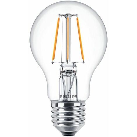 CLA LEDBULB ND 4.3W E27 827 A60 CL 2700K RENDE X 40W - PHILIPS - LAMPADE PHILED40 CLA LEDBULB ND 4.3W E27 827 A60 CL 2700K RENDE X 40W - PHILIPS - LAMPADE PHILED40