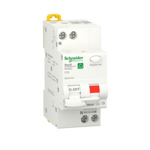 INT.MTD RESI9 RCBO 1P+N C 16A 30MA A 2M - OVA - SCHNEIDER R9D61616
