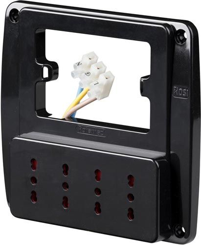 MULTIPRESA DA 503 4 BIPRESE NERA - ROSI MATERIALE ELETTRICO SRL RS94131 MULTIPRESA DA 503 4 BIPRESE NERA - ROSI MATERIALE ELETTRICO SRL RS94131