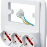MULTIPRESA DA 503 3 SCHUKO BIVALENTI BIANCA - ROSI MATERIALE ELETTRICO SRL RS94132