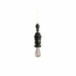 MEK3 SOSPENSIONE DIAM.8 NERA OPACA 1L E27 - KARMAN SRL SE1073NINT