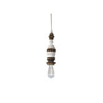 MEK3 SOSPENSIONE DIAM.8 BIANCA/BRONZO 1L E27 - KARMAN SRL SE1073RINT