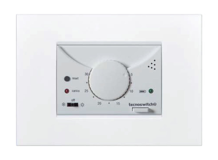 TERMOSTATO ELETTRONICO DA INCASSO CROMATO MODELLO RAFFAELLO - TECNO SWITCH SAS DI FUZIO N.LA TE215CR TERMOSTATO ELETTRONICO DA INCASSO CROMATO MODELLO RAFFAELLO - TECNO SWITCH SAS DI FUZIO N.LA TE215CR