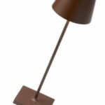 POLDINA PRO TAVOLO CORTEN 2,2W 3000K 188LM CM.38 IP54 - ZAFFERANO SRL LD0340R3