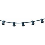 CATENA E27 10 PORTALAMPADE 10MT NERA PROLUNGABILE - WIMEX 4501650