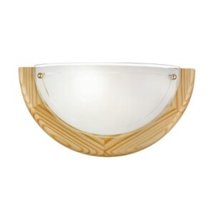 UFO 1 -APPLIQUE LEGNO CHIARO E27 - EGLO ITALIANA SRL 3892