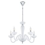 FALCADO1 SOSP.DIAM.71CM H150CM5XE14 ACCIAO,CROMO,VETRO SAT. - EGLO ITALIANA SRL 39122
