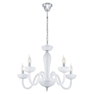 FALCADO1 SOSP.DIAM.71CM H150CM5XE14 ACCIAO,CROMO,VETRO SAT. - EGLO ITALIANA SRL 39122