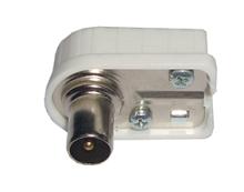 SPINA COAX 75 OHM PASSO CEI 9,5 MM A SQUADRA - FAEG SRL FG22005
