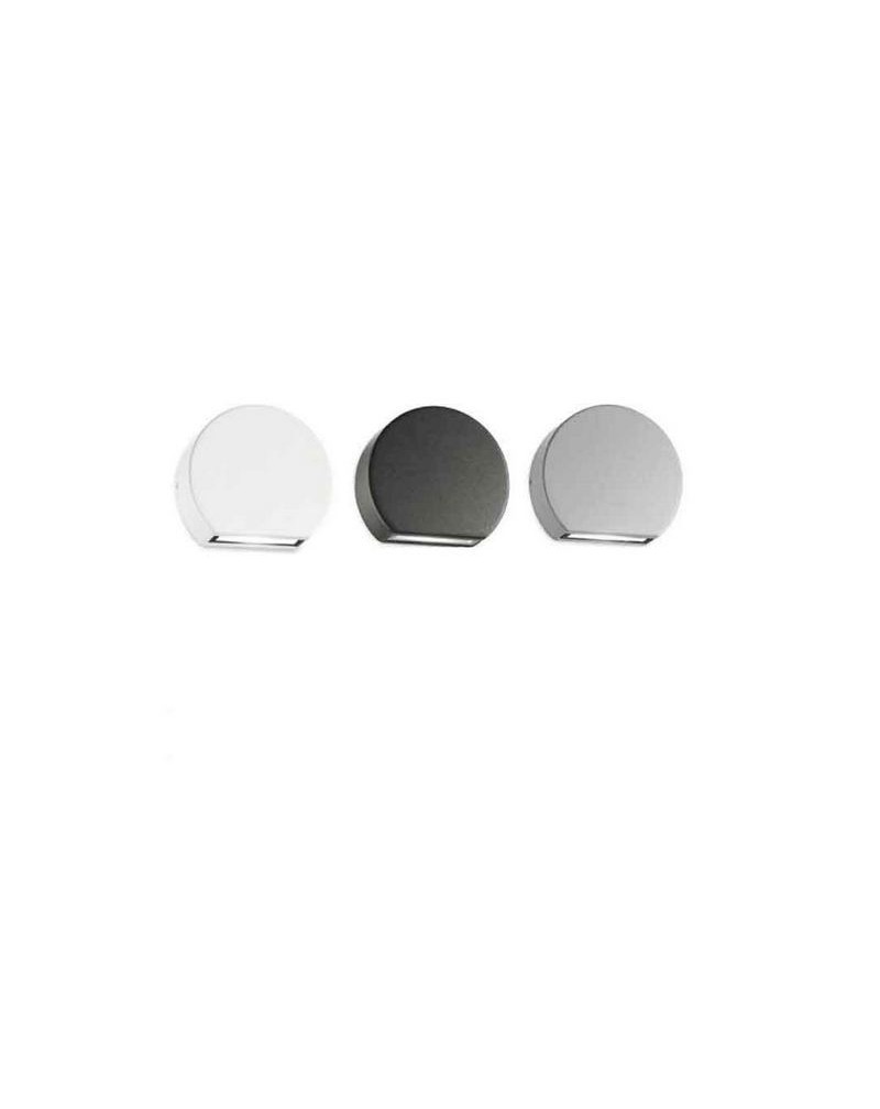 SEGNAPASSO PARETE ALLUMINIO BIANCO 3W 230V IP54 - G.E.A. LUCE SRL GES640 SEGNAPASSO PARETE ALLUMINIO BIANCO 3W 230V IP54 - G.E.A. LUCE SRL GES640
