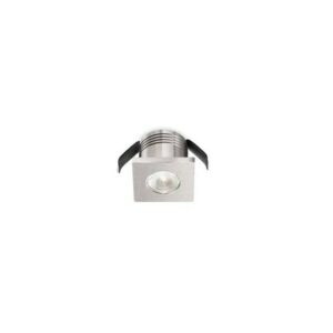 FARETTO INC.NICHEL 3W 3000K 30° TRASF.INCLUSO QUADRATO - G.E.A. LUCE SRL GFA902C