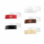 APPLIQUE LARA VETRO COLORI DIV 2XE14 - G.E.A. LUCE SRL LARA A/P