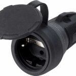 PRESA MOBILE SCHUKO IN GOMMA IP54 - ROSI MATERIALE ELETTRICO SRL 83410