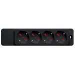 MULTIPRESA B BIV 4PR 10/16A - ROSI MATERIALE ELETTRICO SRL RS8411B