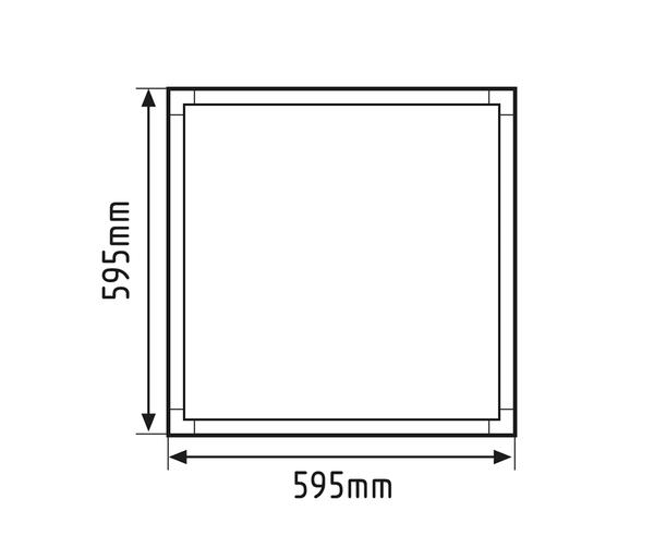 LED PANEL 40W 595*595 4200K BIANCO GIORDAN - POLIPLAST 400765C LED PANEL 40W 595*595 4200K BIANCO GIORDAN - POLIPLAST 400765C
